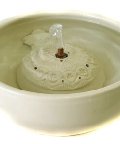 ceramic cat fountain