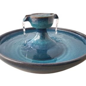 Dawn Piazza Handmade Ceramic Cat Water Fountain