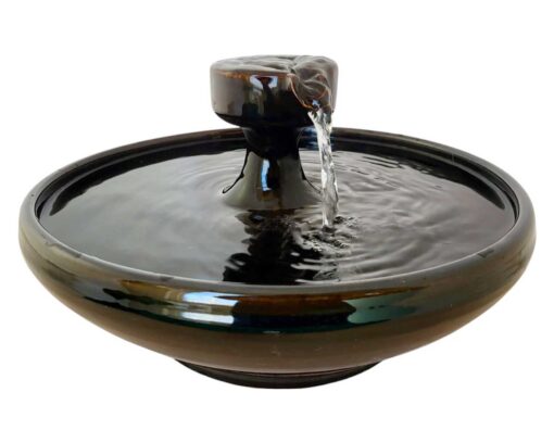 Ebony Piazza Ceramic Cat Water Fountain 9 Cup)