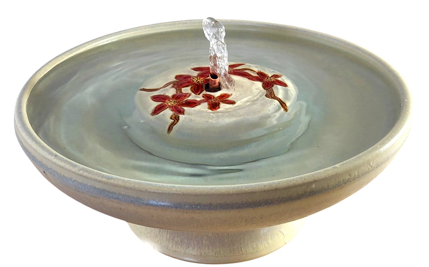 Winter Red Cat Fountain (12 Cup)