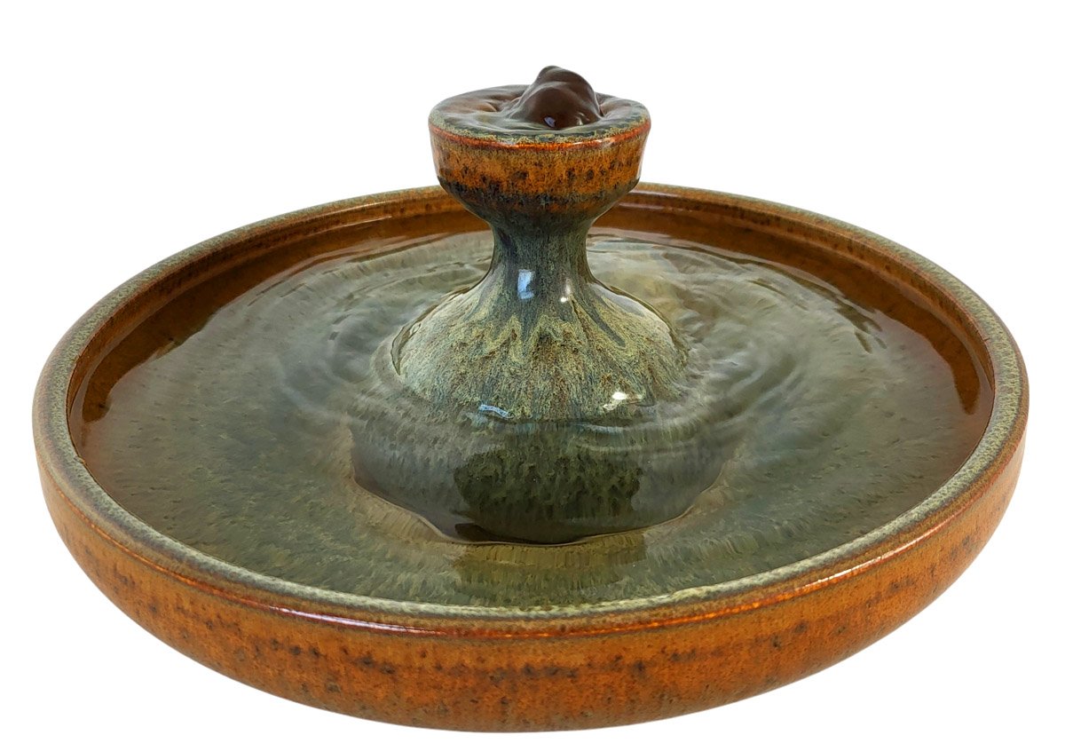 Antique Piazza Cat Drinking Fountain   (10 Cup)