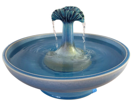 Ceramic Cat Fountain Handmade in USA