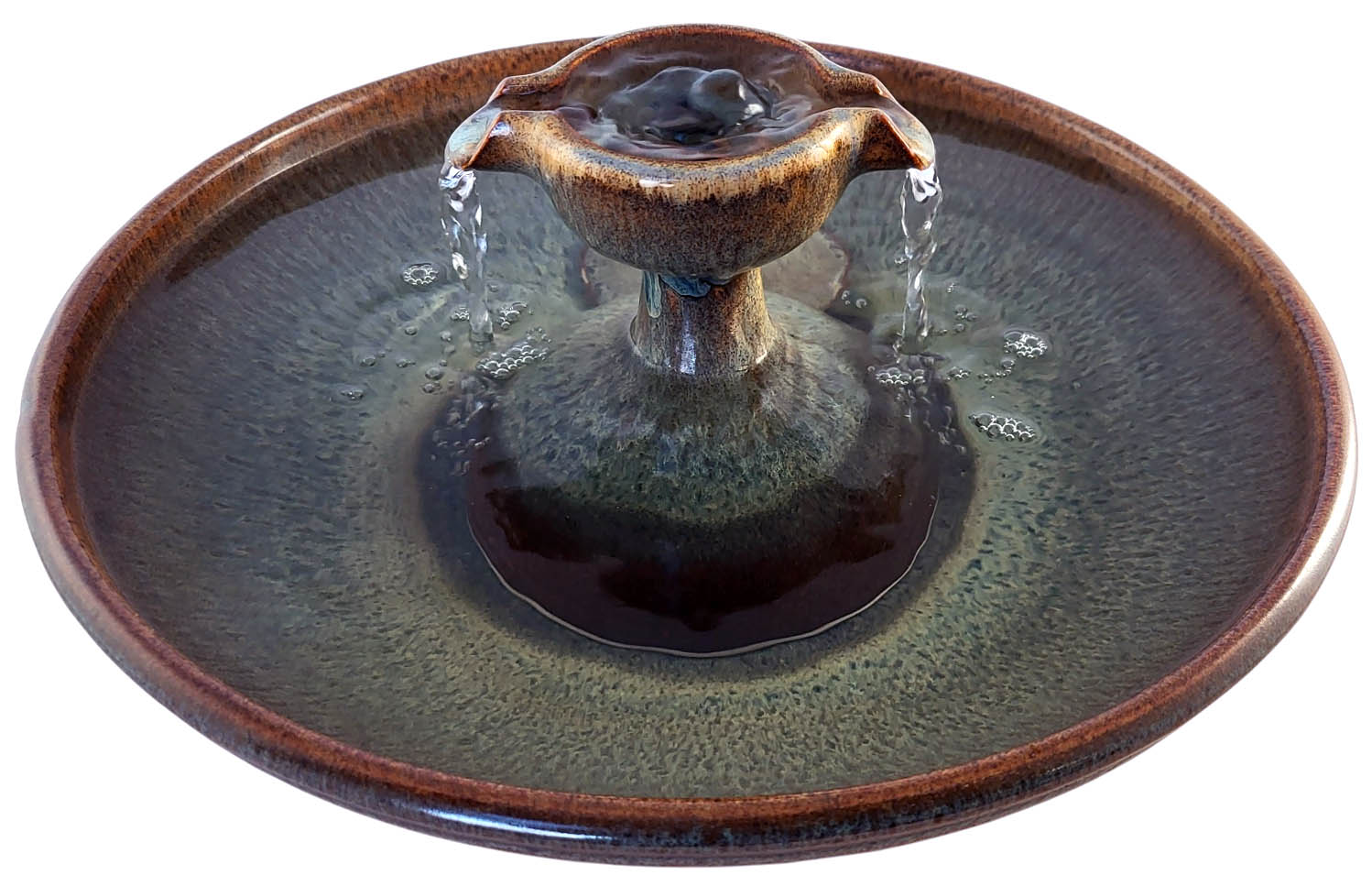 Antique Piazza Ceramic cat water (13 Cup)