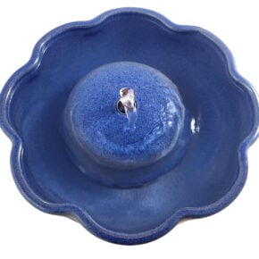 Iris Blue Enhanced Style  Cat Drinking Fountain (8 Cup)