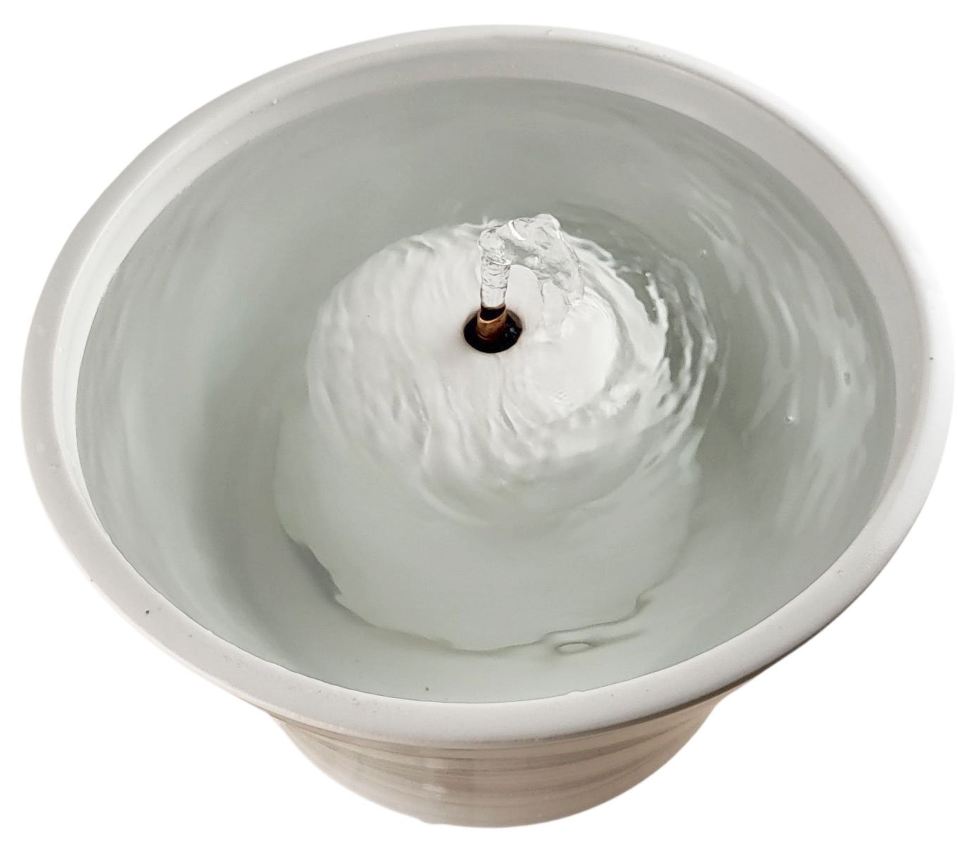 Cream Enhanced Style  Cat Drinking Fountain (10 Cup)