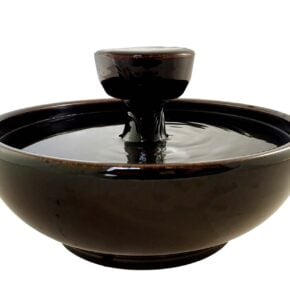 Ebony Piazza  Original Style  Ceramic Cat Fountain   (11 Cup)