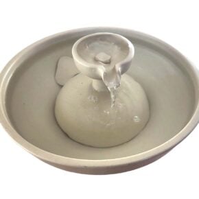 Piazza Bianca  Original Style  Ceramic Cat Fountain   (12 Cup)