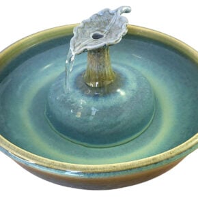Sea Leaf Enhanced Style Cat Drinking Fountain  (11 Cup)