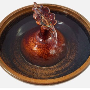 Oak Enhanced Style Cat Drinking Fountain  (11 Cup)