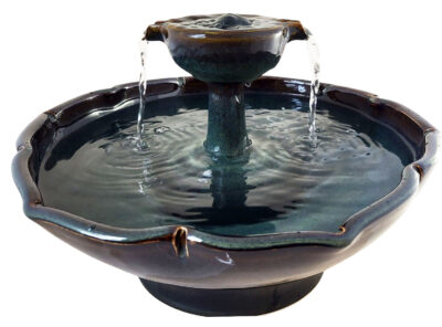Forest Piazza  Enhanced Style Ceramic Cat Water Fountain (14 Cup)