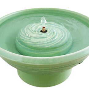 Caribbean Swirl Enhanced Style  Cat Water Fountain (9 Cup)