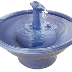 Blue Mini-Silk Enhanced Style Cat Drinking Fountain  (12 Cup)