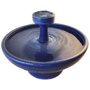 Blueberry Piazza Enhanced Style Ceramic Cat Fountain (12 Cup)