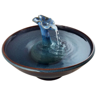 Blue Petunia Enhanced Style Cat Drinking Fountain (12 Cup)