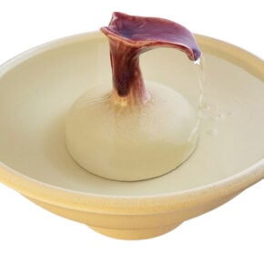 Calla Lily Enhanced Style Cat Drinking Fountain  (11 Cup)