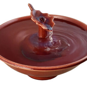 Red Oak Enhanced Style Cat Drinking Fountain  (14 Cup)