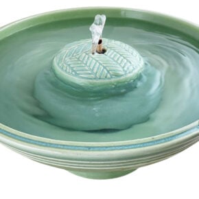 Herring Bone Enhanced Style  Cat Water Fountain (12 Cup)