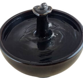 Ebony Retrotable Enhanced Style Cat Fountain  (12 Cup)