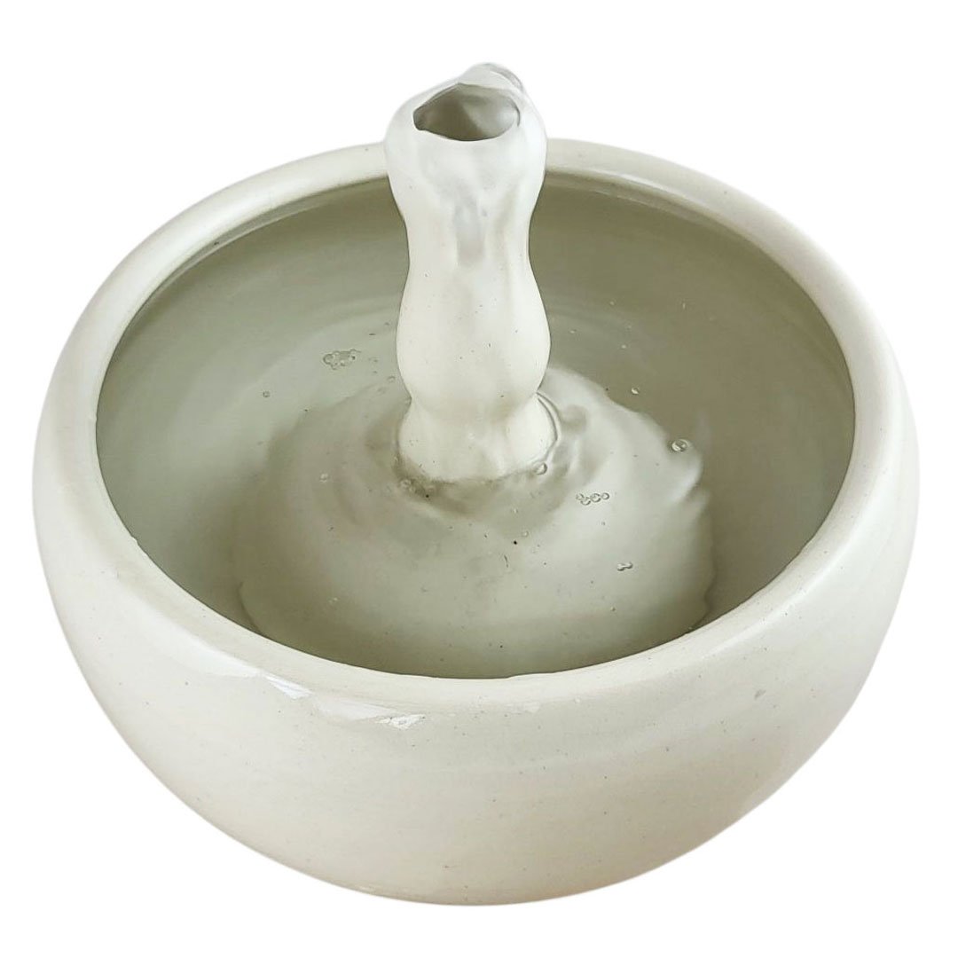 Ivory Candlestick Enhanced Style Cat Fountain (10 Cup)