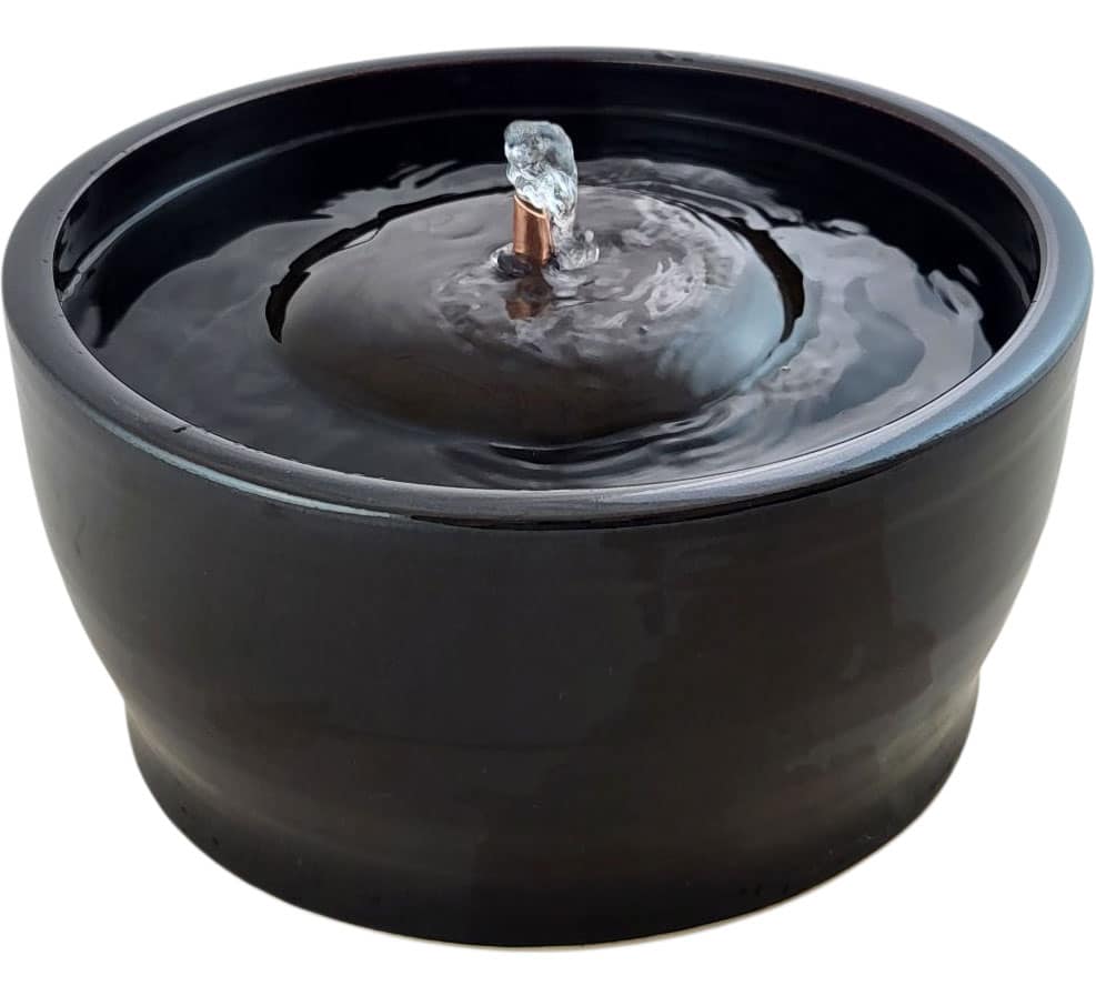Ebony Enhanced Style Cat Water Fountain (11 Cup) - ThirstyCat Fountains
