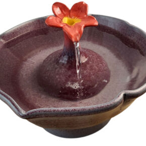 Lily Enhanced Style Ceramic Cat Fountain (13 Cup)