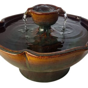 Piazza Arabesque Enhanced Style Ceramic Cat Water Fountain (12 Cup)