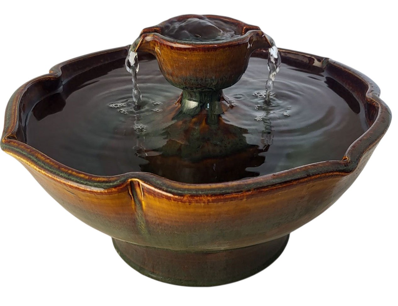 Piazza Arabesque Enhanced Style Ceramic Cat Water Fountain (12 Cup)