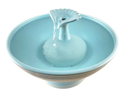 Fluted Delta Enhanced Style Cat Water Fountain  (15 Cup)
