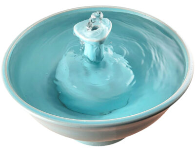 Cerulean Retrotable Enhanced Style Cat Fountain  (16 Cup)