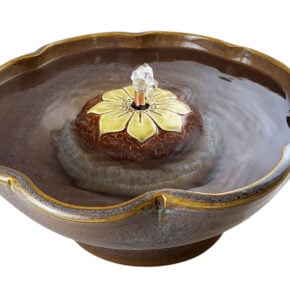 Desert Flower Enhanced Style  Cat Drinking Fountain (11 Cup)