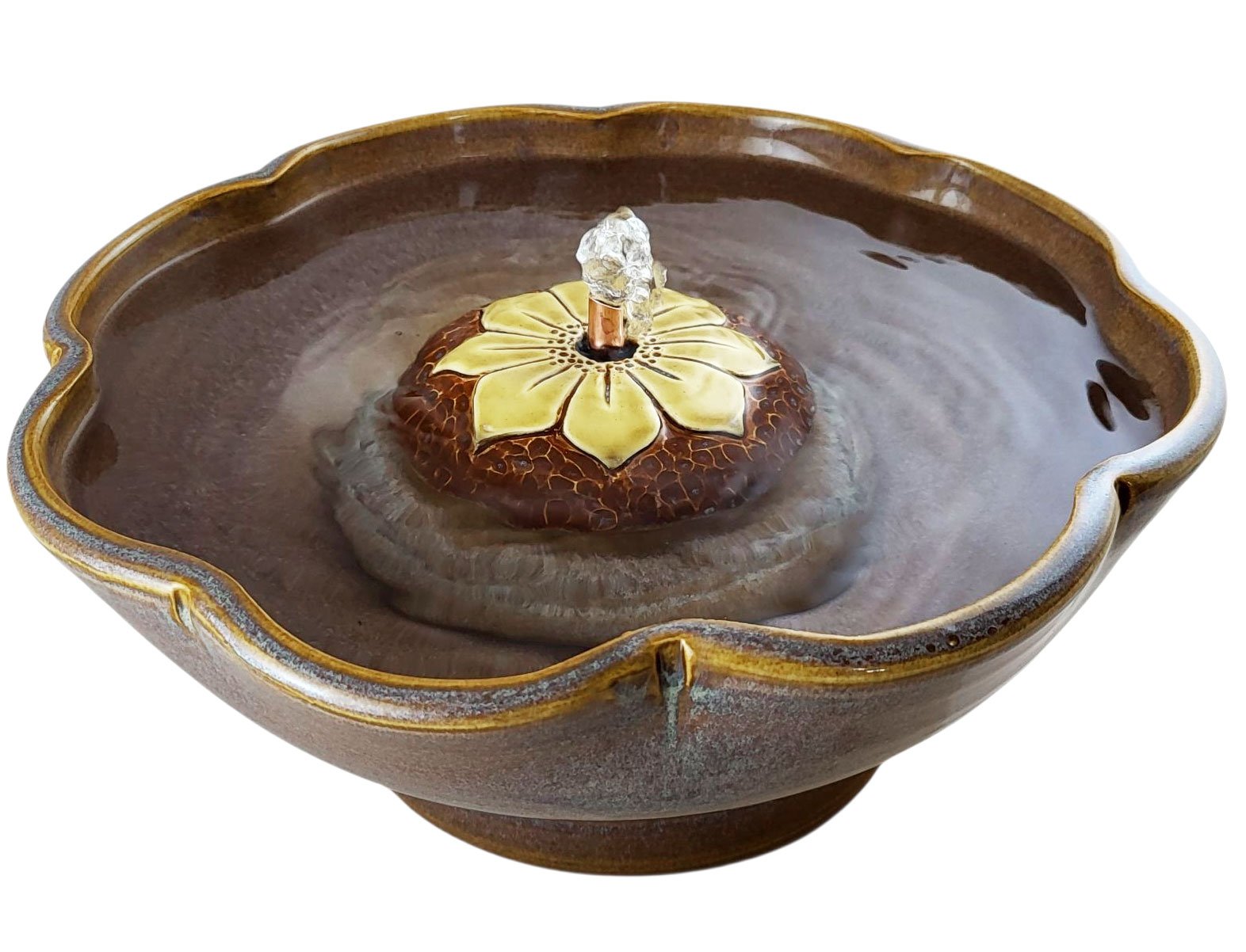 Desert Flower Enhanced Style  Cat Drinking Fountain (11 Cup)