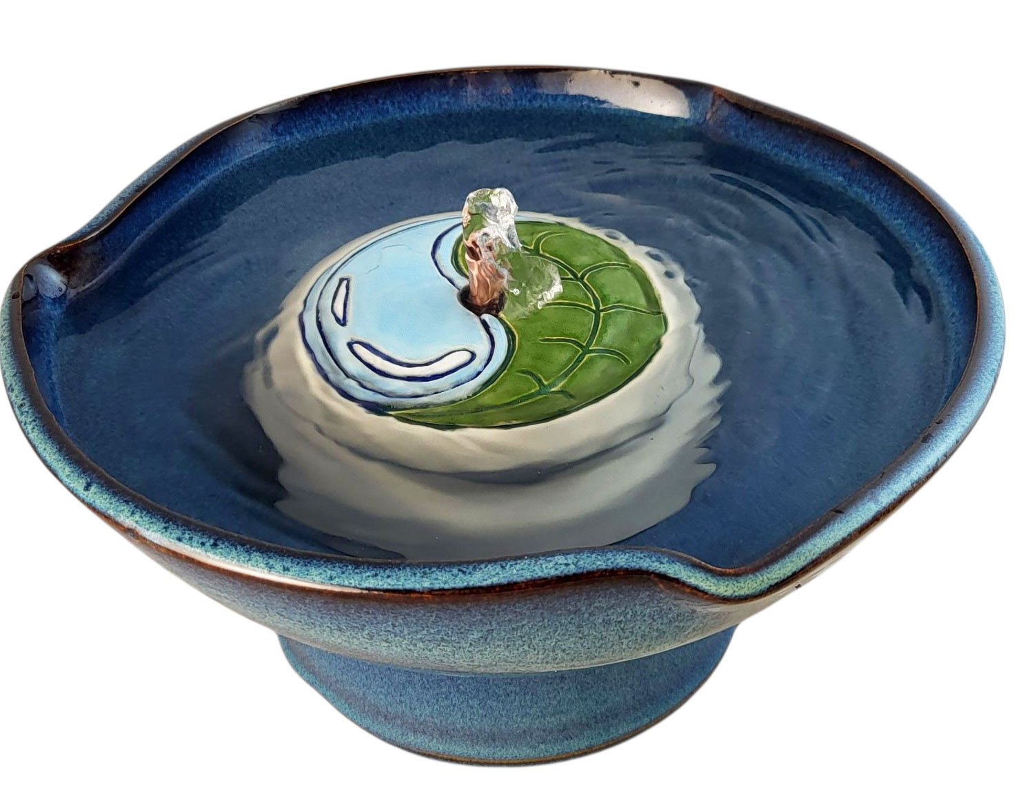 Yin Yang Enhanced Style Cat Drinking Fountain (10 Cup)