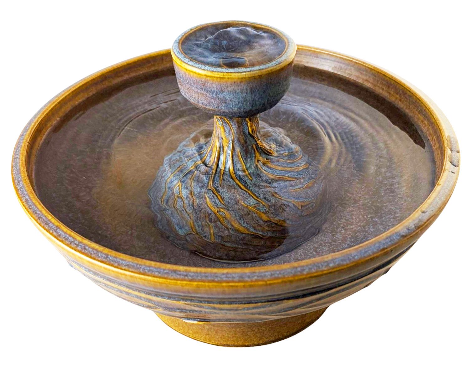 Piazza Swirl Enhanced Style Cat Fountain (11 Cup)