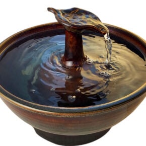 Mahogany Leaf II Enhanced Style Cat Fountain (9 Cup)