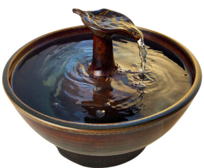 Mahogany Leaf II Enhanced Style Cat Fountain (9 Cup)