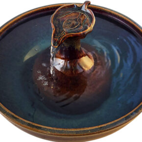 Mahogany Leaf Enhanced Style Cat Fountain (11 Cup)