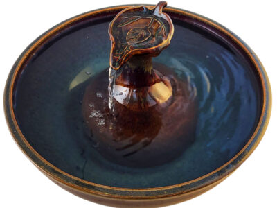 Mahogany Leaf Enhanced Style Cat Fountain (11 Cup)