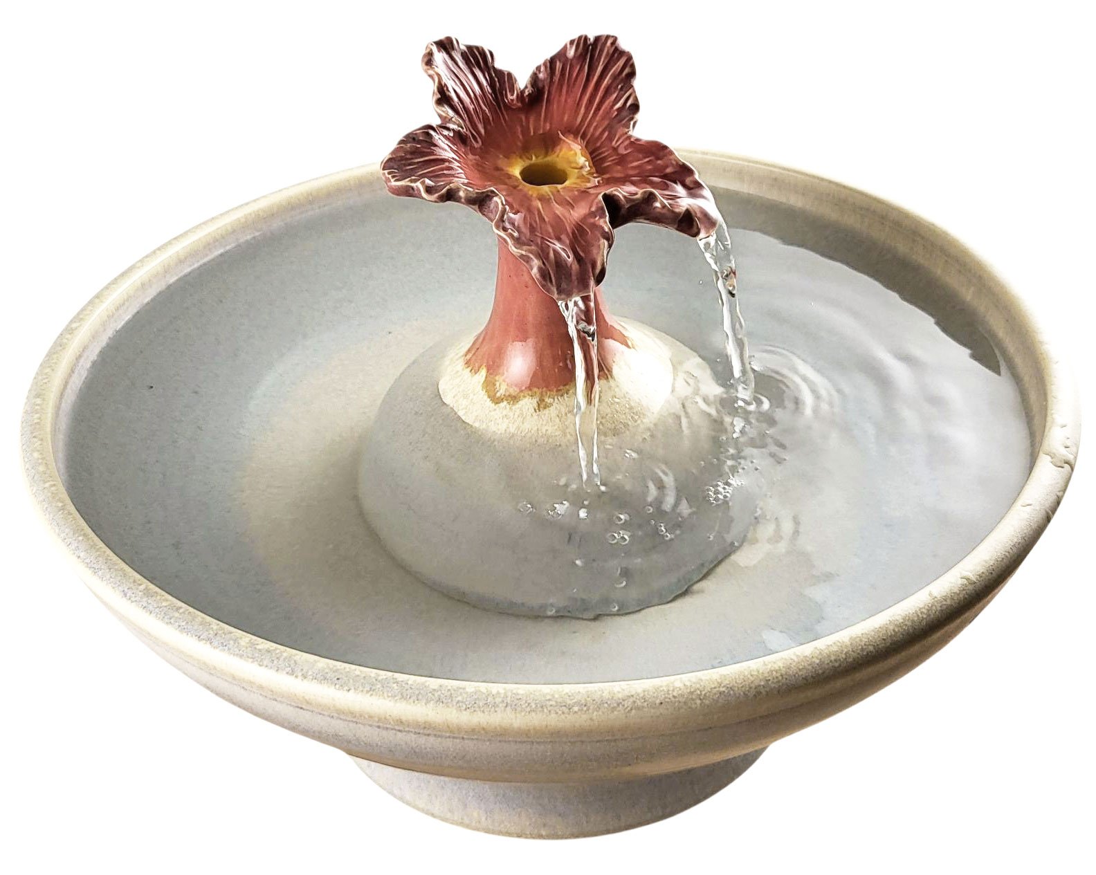 Hibiscus  Enhanced Style Cat Drinking Fountain (10 Cup)
