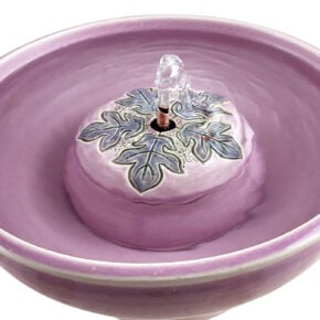 Tulip Leaf Ring Enhanced Style  Cat Drinking Fountain (12 Cup)