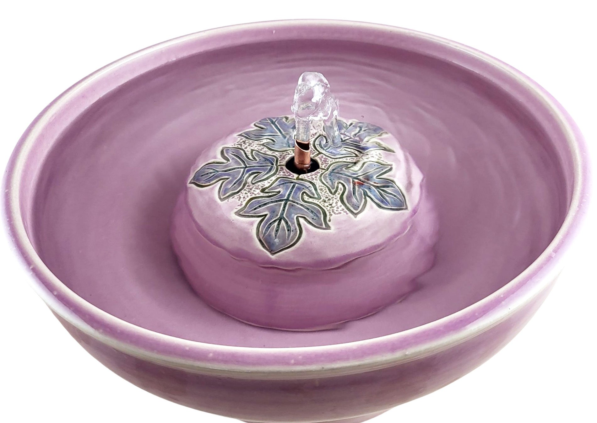 Tulip Leaf Ring Enhanced Style  Cat Drinking Fountain (12 Cup)