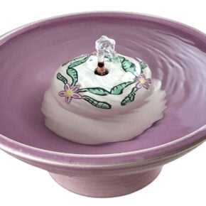 Violet Ring Enhanced Style  Cat Drinking Fountain (13 Cup)