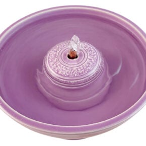 Violet Millwheel Enhanced Style Cat Drinking Fountain (11 Cup)