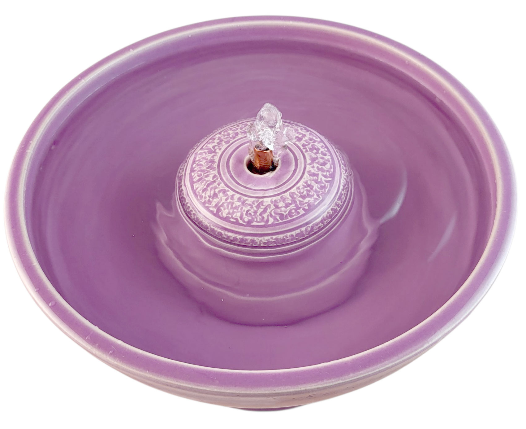 Violet Millwheel Enhanced Style Cat Drinking Fountain (11 Cup)