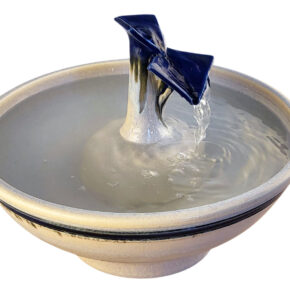 Double Diamond Enhanced Style Cat Drinking Fountain (11 Cup)