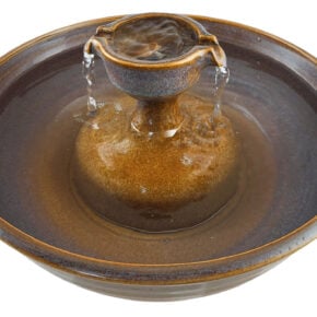 Desert Dawn Piazza  Enhanced Style Ceramic Cat Water Fountain (12 Cup)