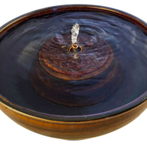 Mahogany Enhanced Style Cat Drinking Fountain (12 Cup)