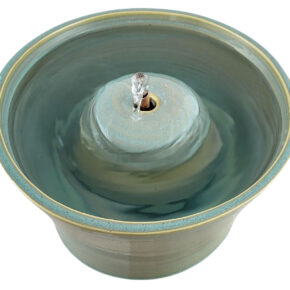 Sea Green Enhanced Style Cat Drinking Fountain (11 Cup)
