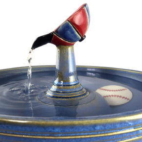 Baseball Cap Original Style Cat Drinking Fountain (11 Cup)