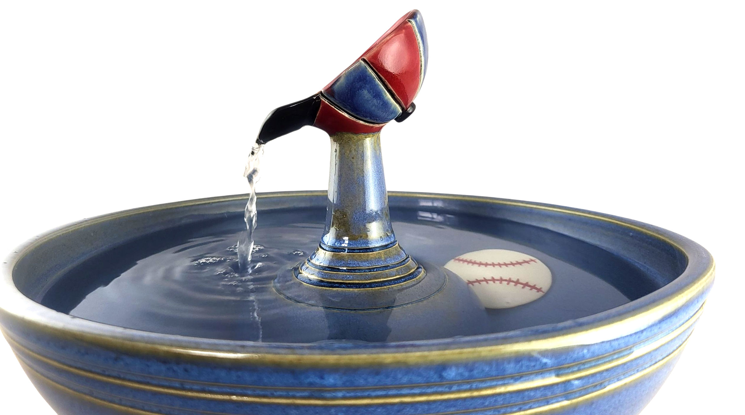 Baseball Cap Original Style Cat Drinking Fountain (11 Cup)