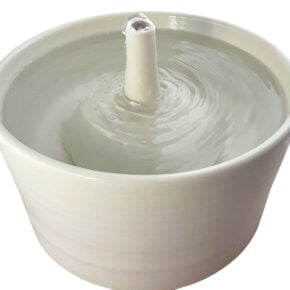 Ivory Geyser  Enhanced Style Cat Water Fountain  (13 Cup)